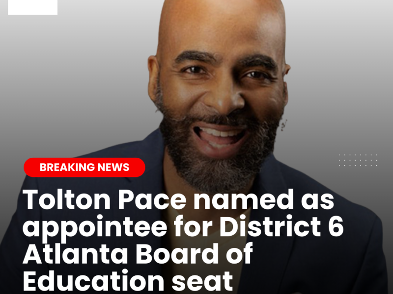 Tolton Pace sworn in as District 6 Seat for Atlanta Board of Education